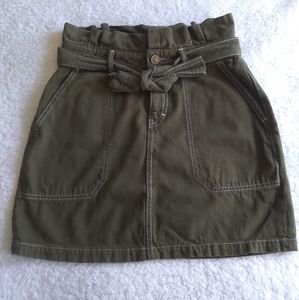 Free People Splendor In The Grass Skirt Army Green